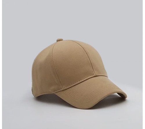Light Brown Cotton Cap